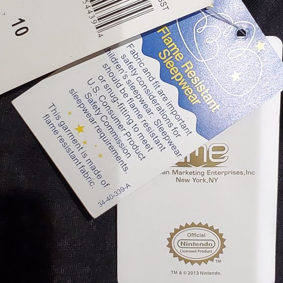 NWT Mario Bros Pyjama + a TMNT Pyjama top (also NWT) - Picture 7 of 8